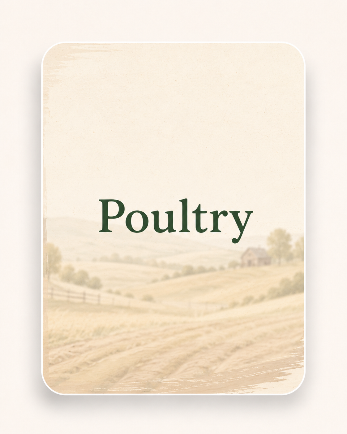 Poultry