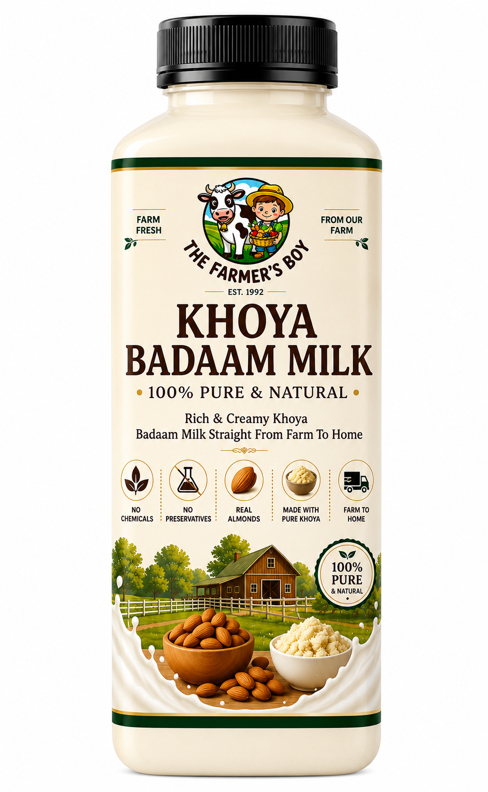 Khoya Badam Milk
