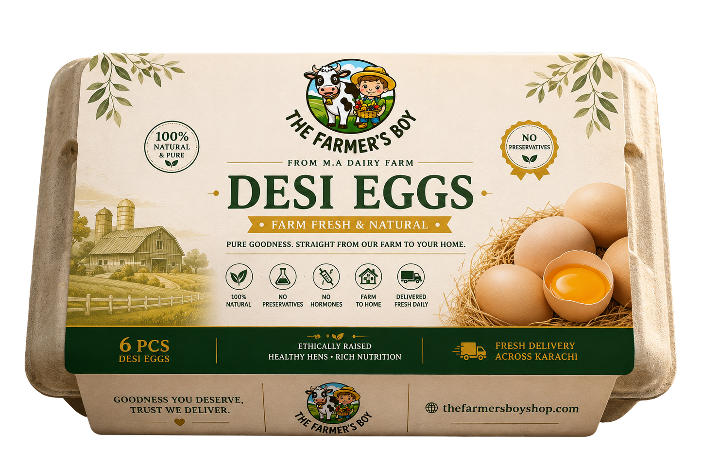 Desi Eggs - 6PCS