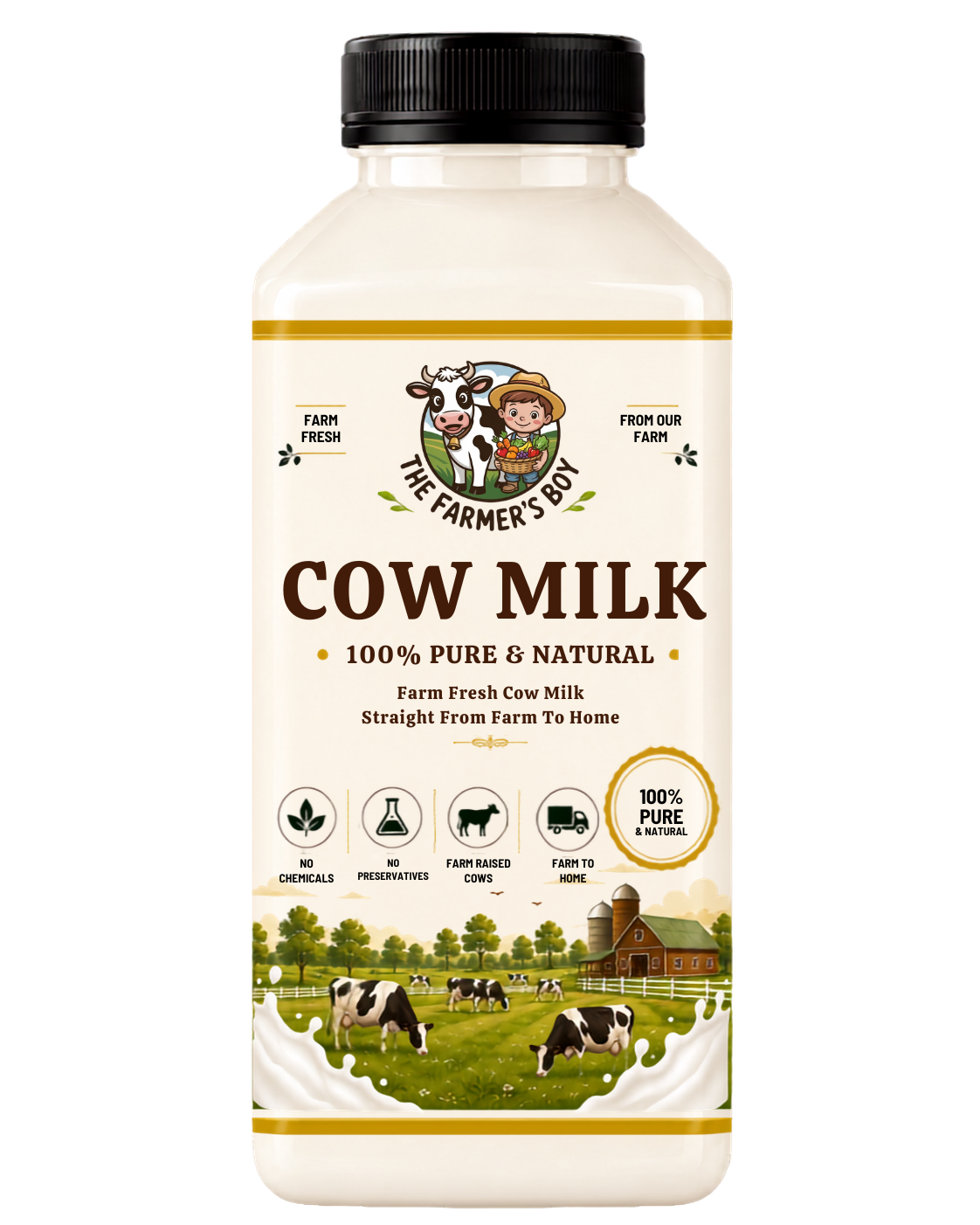 Cow Milk - Bottle